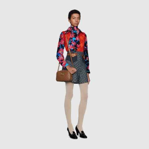 Gucci GG Marmont small matelassé shoulder bag ‎447632 0OLFT 2535