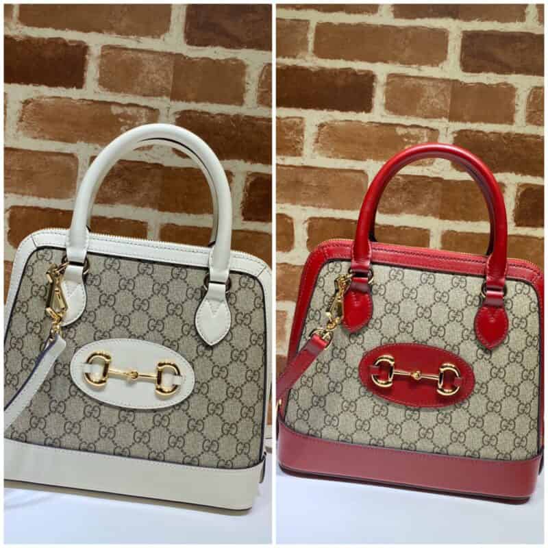 GUCCI古驰马衔扣1955系列小号手提包621220