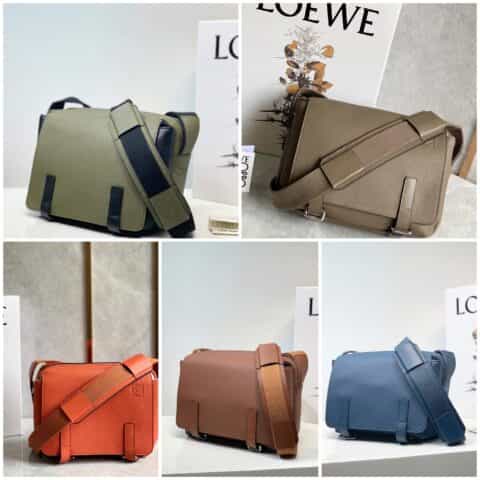 LOEWE罗意威 Military Messenger最新版信使包 0523