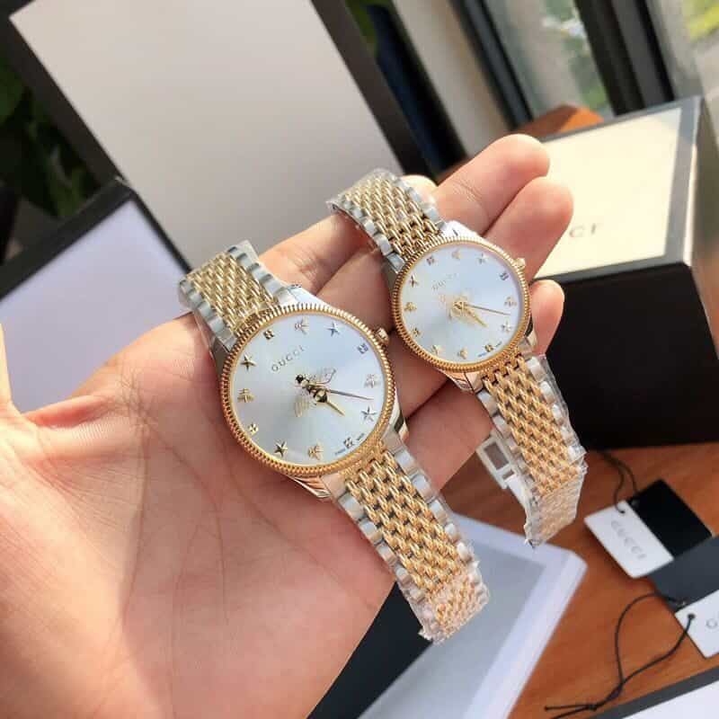 古驰 新款这款经典精钢腕表属于G-Timeless系列搭载瑞士ETA石英机芯腕表