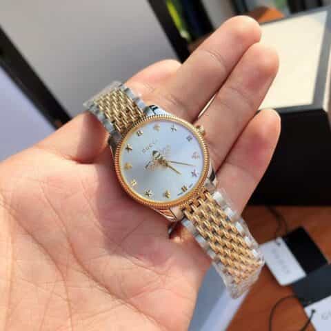古驰 新款这款经典精钢腕表属于G-Timeless系列搭载瑞士ETA石英机芯腕表