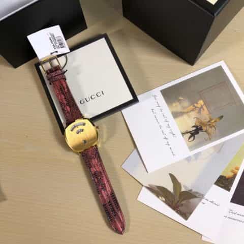 肖战古琦米兰时装周同款古驰Grip系列腕表