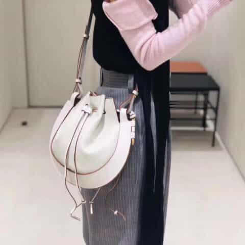 LOEWE罗意威 Horseshoe飞碟包 0526白色