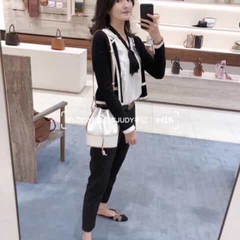 LOEWE罗意威 Small Balloon bag气球水桶包 0531白色