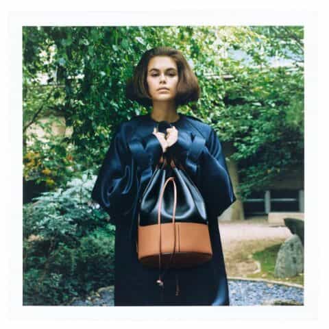 LOEWE罗意威 Small Balloon bag气球水桶包 0531黑棕拼色