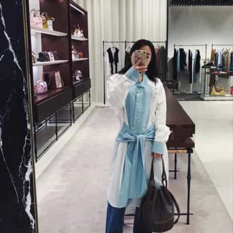 LOEWE罗意威 Small Balloon bag气球水桶包 0531咖色
