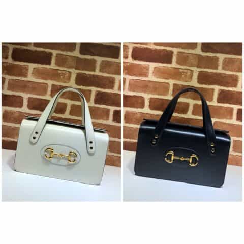 GUCCI古驰马衔扣1955系列小号手提包627323