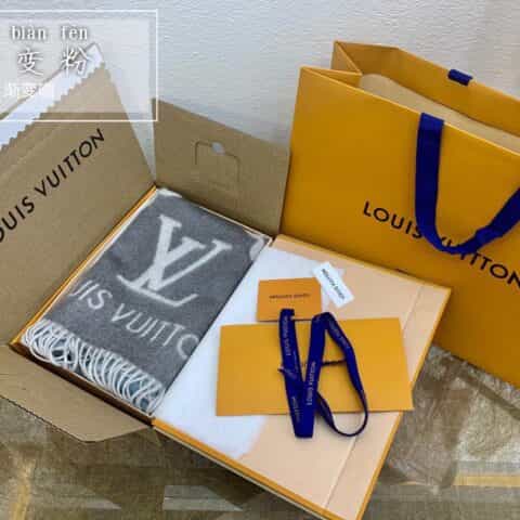 LV路易威登纯山羊绒Reykjavik Gradient围巾M70868 M70869 M73675