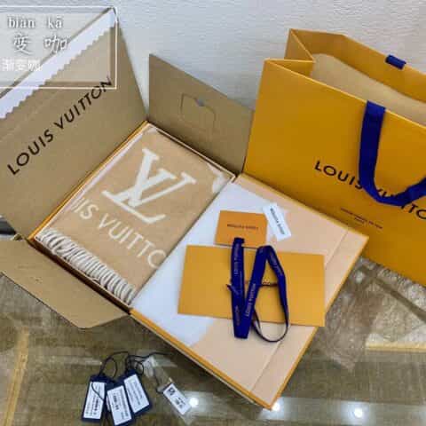 LV路易威登纯山羊绒Reykjavik Gradient围巾M70868 M70869 M73675