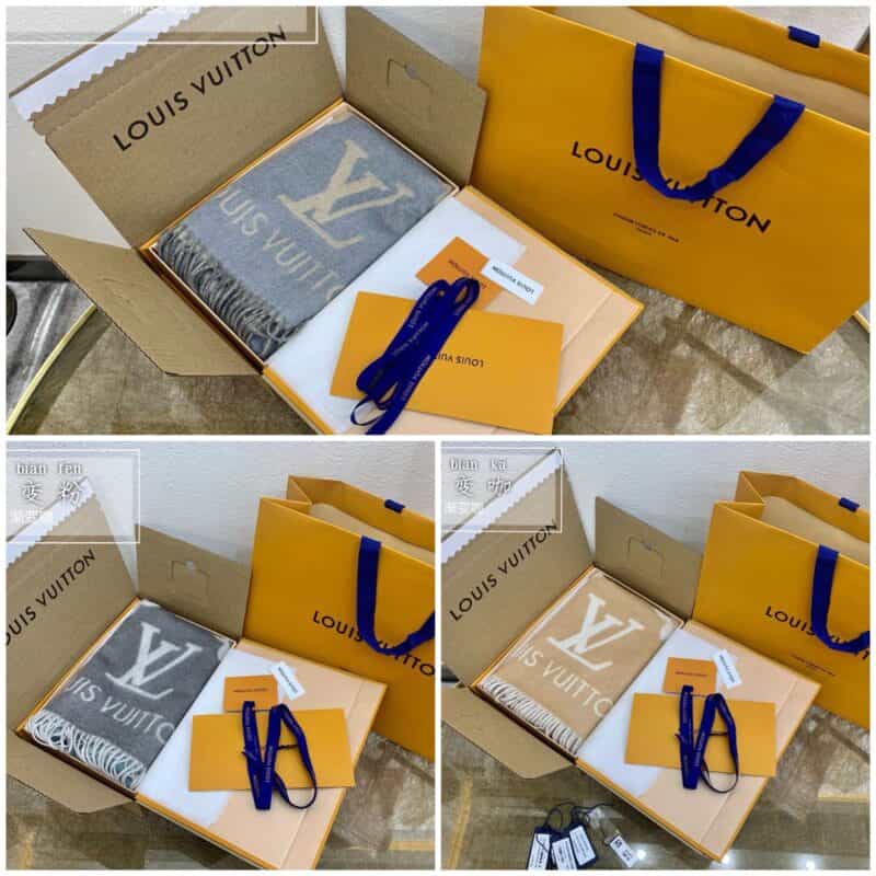 LV路易威登纯山羊绒Reykjavik Gradient围巾M70868 M70869 M73675