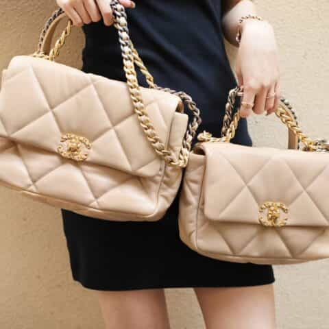 Chanel香奈儿 19 Flap Bag AS1160 AS1161