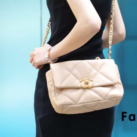 Chanel香奈儿 19 Flap Bag AS1160 AS1161