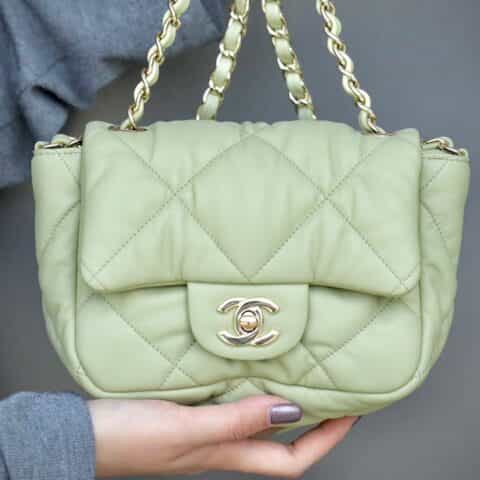 Chanel/香奈儿 2021早春小香新款泡芙包