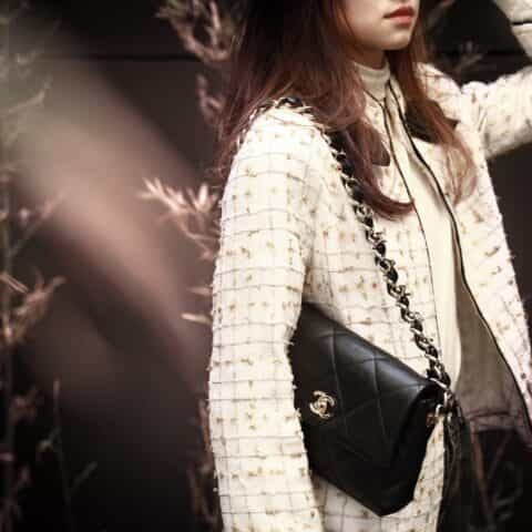 Chanel/香奈儿 2021早春新款Chanel链条字母口盖包