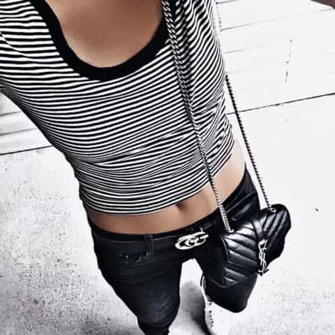 Saint laurent Ysl Monogram Mini链条包 399289