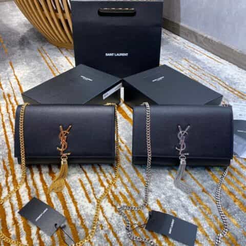 Saint laurent Ysl Kate 中号鱼子酱流苏单肩斜挎包 354119