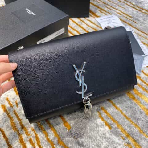 Saint laurent Ysl Kate 中号鱼子酱流苏单肩斜挎包 354119