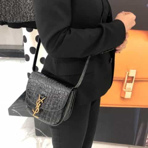Saint laurent Ysl Kaia Small 小号鳄鱼纹肩背包 619740