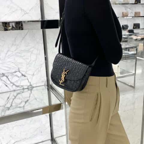 Saint laurent Ysl Kaia Small 小号鳄鱼纹肩背包 619740