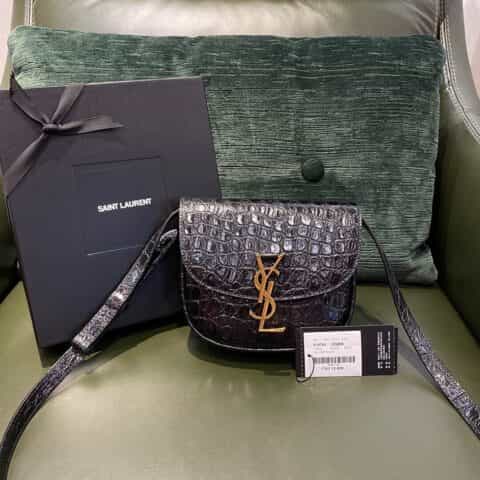Saint laurent Ysl Kaia Small 小号鳄鱼纹肩背包 619740