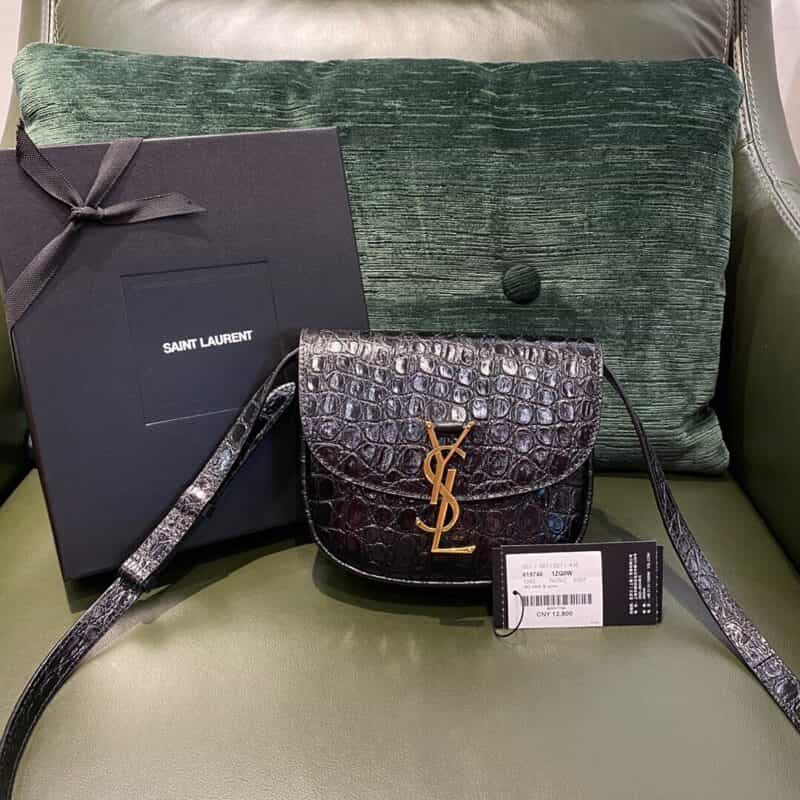 Saint laurent Ysl Kaia Small 小号鳄鱼纹肩背包 619740