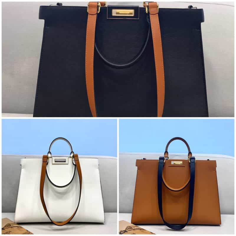 FENDI芬迪全皮简约型牛皮PEEKABOO手袋8359