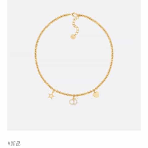 新款DIOR迪奥星星CD珍珠桃心手链 项链