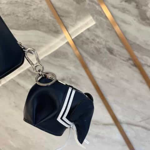 LOEWE罗意威 Elephant 小象挂饰 0255蓝色