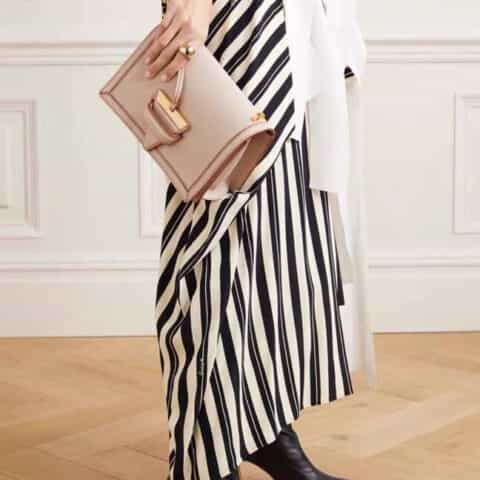 LOEWE罗意威 Barcelona bag 三角包 0527灰色24CM