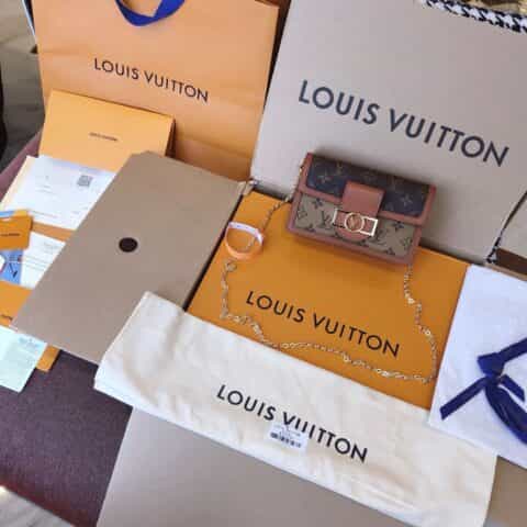Louis Vuitton LV Dauphine Chain Wallet达芙妮链条包 M68746