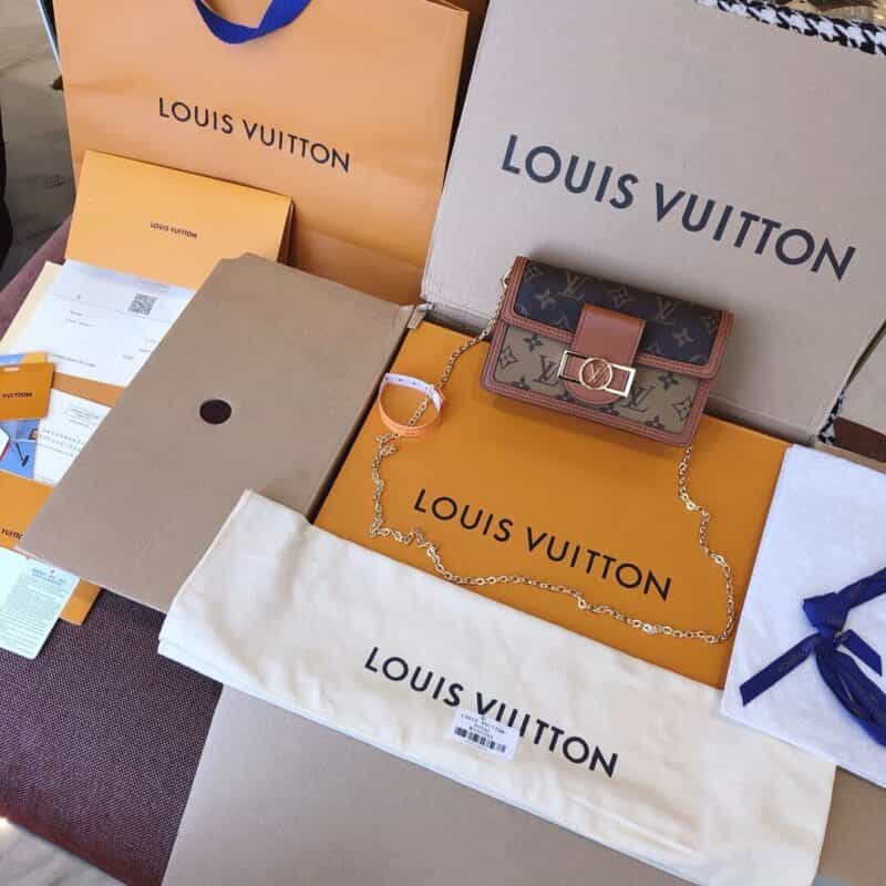 Louis Vuitton LV Dauphine Chain Wallet达芙妮链条包 M68746