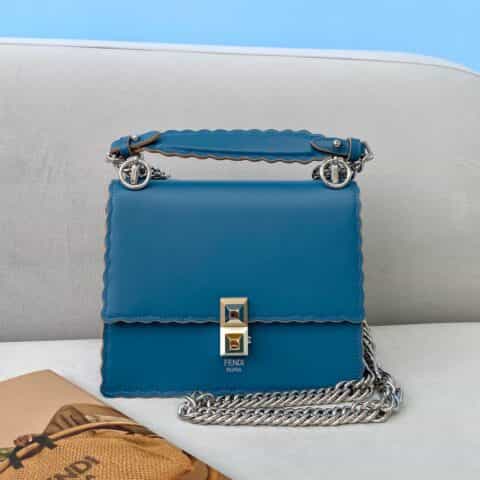 FENDI芬迪KANI牛皮迷你款手袋381