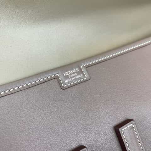 Hermès爱马仕 Jige 29 swift 大象灰 蜜蜡线手缝 手包