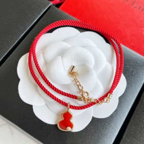 Qeelin麒麟 红色葫芦红绳 项链 手链