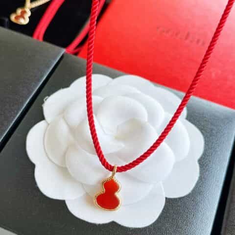 Qeelin麒麟 红色葫芦红绳 项链 手链