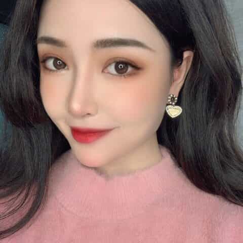 新款DIOR迪奥桃心JADIOR耳钉耳环