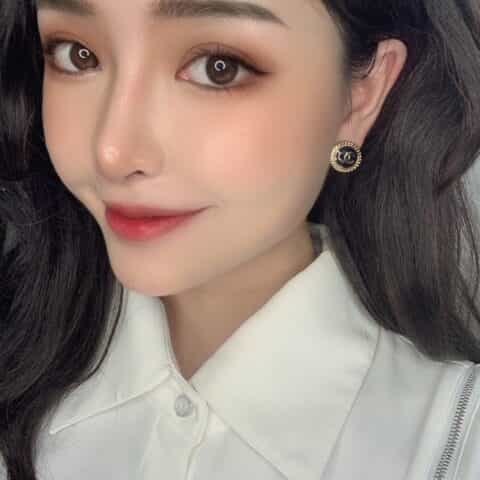 20新款CHANEL香奈儿双c耳钉耳环
