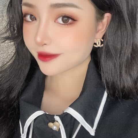 20新款CHANEL香奈儿双c珍珠耳钉耳环
