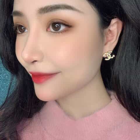 新款 CHANEL香奈儿双c耳钉耳环