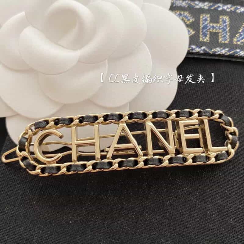 20新款CHANEL香奈儿字母CHANEL发夹发卡