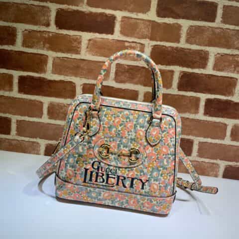 Gucci 马衔扣1955系列Liberty印花 621220