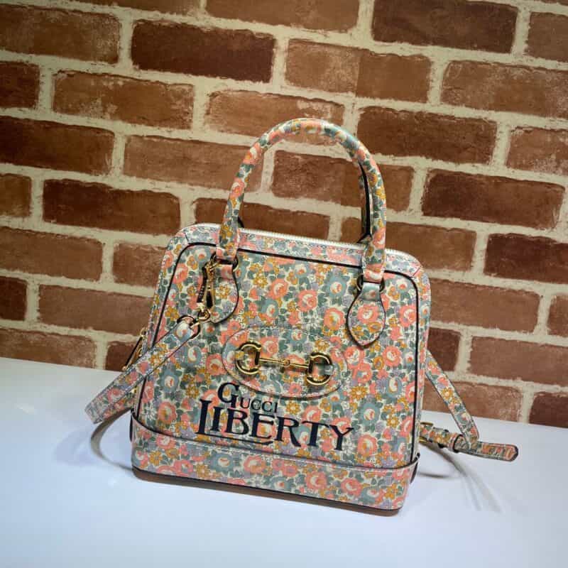 Gucci 马衔扣1955系列Liberty印花 621220