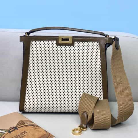 FENDI芬迪Peekaboo X-LITE 镂空款手袋319s