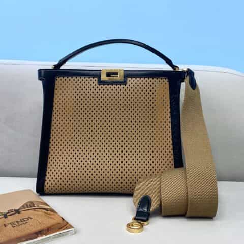 FENDI芬迪Peekaboo X-LITE 镂空款手袋319s