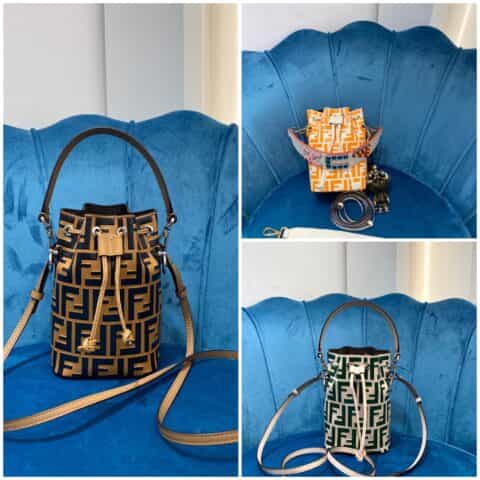 FENDI芬迪小牛皮MON TRÉSOR水桶包023