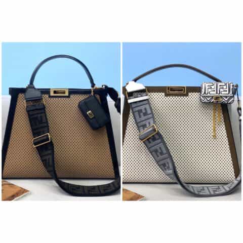 FENDI芬迪Peekaboo X-LITE 镂空款手袋319