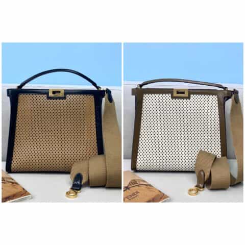 FENDI芬迪Peekaboo X-LITE 镂空款手袋319s