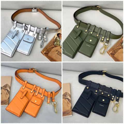 FENDI芬迪牛皮多功能配套皮带593