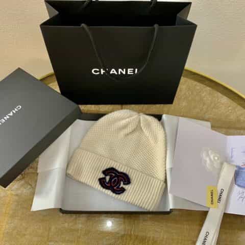 CHANEL香奈儿海洋系列羊绒围巾帽子