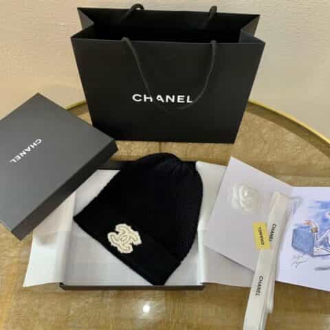 CHANEL香奈儿海洋系列羊绒围巾帽子